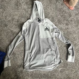 men’s adidas color block hoodie